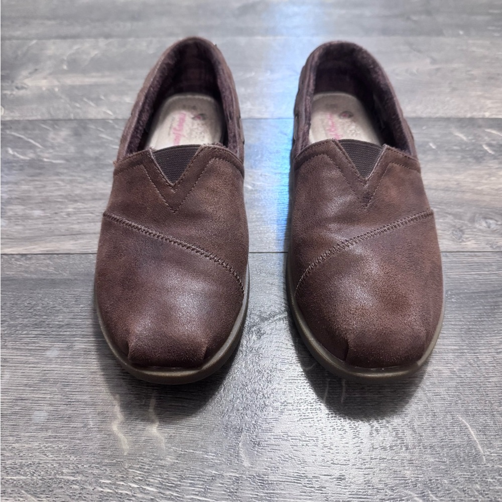 Bobs from‎ Skechers Chill Luxe Loafers SZ 8.5 Brown